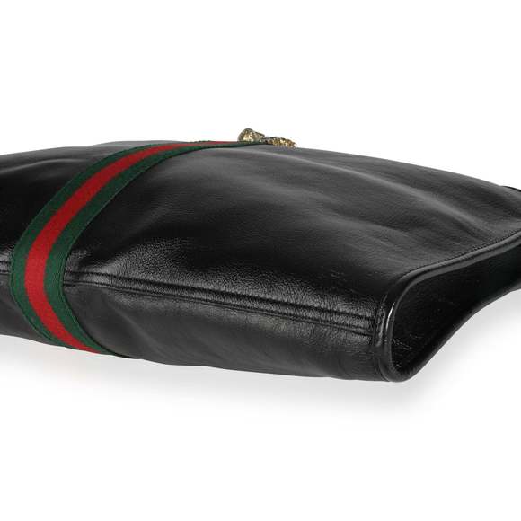 Gucci Black Leather Large Rajah Tote - Picture 6 of 7